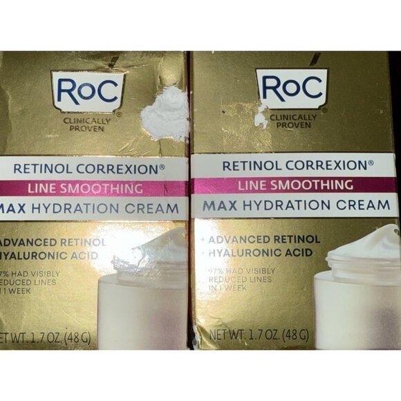 RoC Retinol Correxion Max Daily Hydration Creme, 1.7 Fl. Oz bundle - Picture 1 of 2